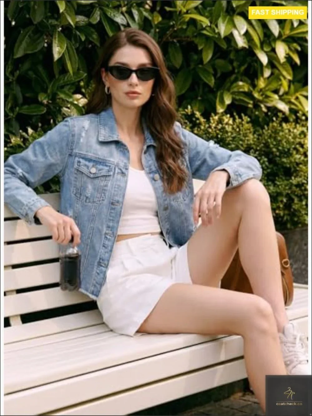 Oversized Boyfriend Denim Jacket Cropped Classic Chic Y2K Retro Casual Wear